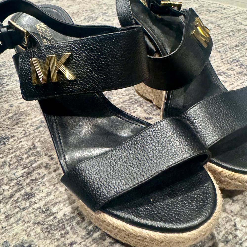 Michael Kors DEANNA wedge sandals espadrille platform - size 8.5 , fits 8 - Picture 6 of 6